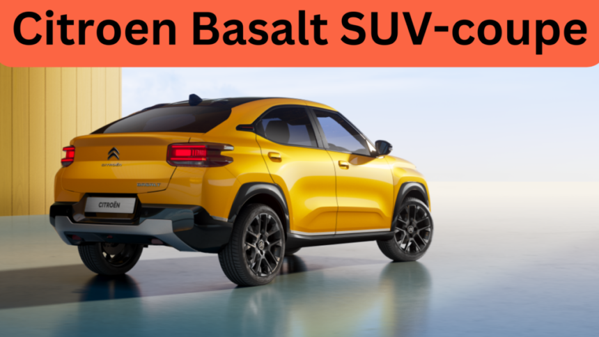 Citroen Basalt: A Glimpse into the Future